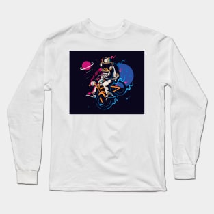 Space Bicycle Long Sleeve T-Shirt